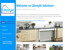 Tablet Screenshot of lifestylesolutions-uk.com
